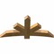 Ekena Millwork Alberta Rough Sawn Timber Gable Bracket, Western Red Cedar, 60"W x 30"H x 4"D x 6"F, 12/12 Pitch GBW060X30X0406ALB00RWR - alternate 3